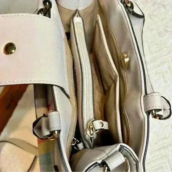 Nanette Lepore | Logo Stripe Satchel/ Purse - Picture 4 of 6